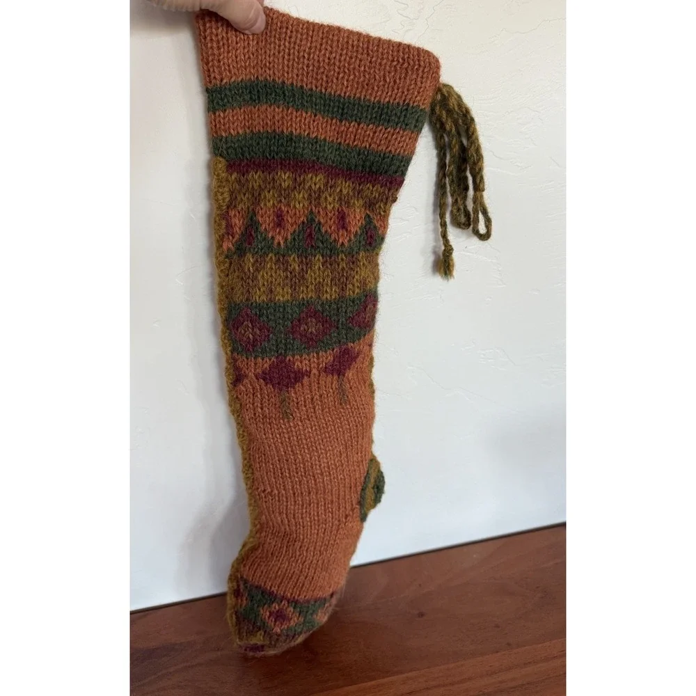 Peruvian Connection Knit Christmas Stocking - 100% Alpaca Made In Peru 23